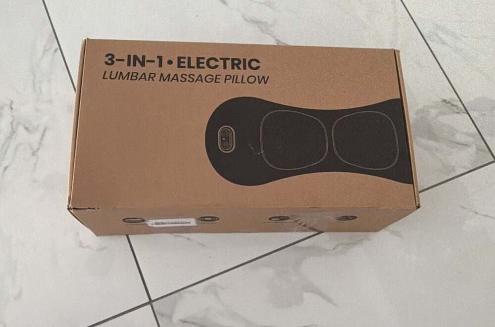 3-In-1 Electric Lumbar Massage Pillow